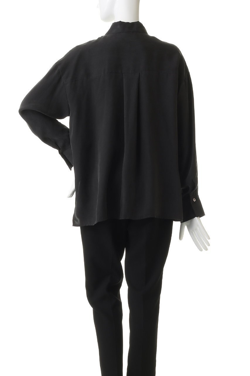 【プルミエ アロンディスモン/1er Arrondissement】のキュプラフィブリルレギュラーカラーシャツ 人気、トレンドファッション・服の通販 founy(ファニー) ファッション Fashion レディースファッション Fashion for Women トップス・カットソー Cut & Sew Tops シャツ・ブラウス・オフィスカジュアル Elegant Blouses & Button-Ups とろみ Fluid, Flowy Fabric カシュクール Wrap Design キュプラ Cupro, Eco Fabric シンプル Simple, Minimal スリーブ Sleeve, Long Sleeve / Short Sleeve リュクス Luxury, Elegant, High-End, Chic ロング Long, Long-Length エレガント 上品 Elegant other-4|ID: prp329100004915035 ipo3291000000036838817