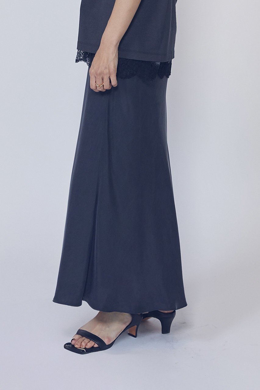 【プルミエ アロンディスモン/1er Arrondissement】のキュプラフィブリルマーメイドスカート 人気、トレンドファッション・服の通販 founy(ファニー) 　ファッション　Fashion　レディースファッション　Fashion for Women　スカート　Skirts　ロングスカート　Long Skirts / Maxi & Midi Skirts　とろみ　Fluid, Flowy Fabric　キュプラ　Cupro, Eco Fabric　シンプル　Simple, Minimal　バランス　Balance, Style Balance　マーメイド　Mermaid, Fishtail Silhouette　リュクス　Luxury, Elegant, High-End, Chic　ロング　Long, Long-Length　エレガント 上品　Elegant　other-6|ID: prp329100004915039 ipo3291000000036838892