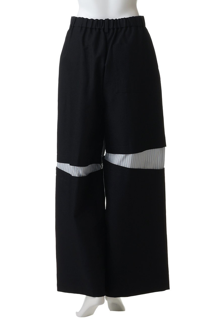 【ナゴンスタンス/nagonstans】のslit trousers 人気、トレンドファッション・服の通販 founy(ファニー) 　ファッション　Fashion　レディースファッション　Fashion for Women　パンツ　Pants & Trousers　アシンメトリー　Asymmetrical Style　シンプル　Simple, Minimal　ストレート　Straight, Straight Cut　スリット　Slit, Slit Detail　ワイド　Wide, Wide Fit　切替　Switching, Contrast Panel　other-4|ID: prp329100004915046 ipo3291000000036838995