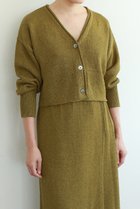 【マリリンムーン/MARILYN MOON】の【WALANCE】ペーパーニット2wayカーディガン 人気、トレンドファッション・服の通販 founy(ファニー) ファッション Fashion レディースファッション Fashion for Women トップス・カットソー Cut & Sew Tops ニット Knit Tops & Sweaters カーディガン・羽織り Layered Style Cardigans エレガント 上品 Elegant カーディガン Cardigan, Knitwear シンプル Simple, Minimal ペーパー Paper, Kraft Paper 人気 Popular, Best Seller thumbnail オリーブ|ID: prp329100004915049 ipo3291000000036839037