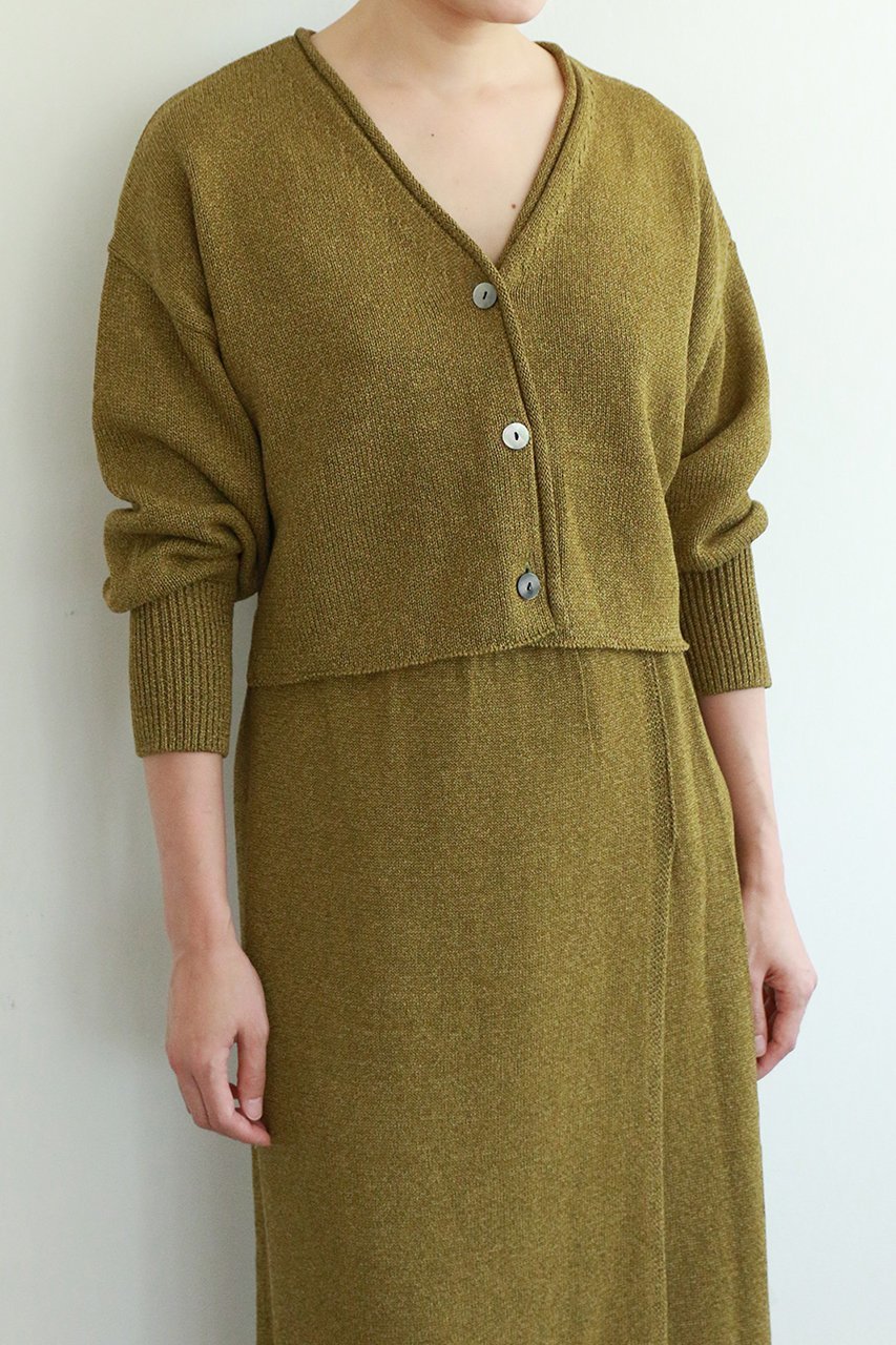 【マリリンムーン/MARILYN MOON】の【WALANCE】ペーパーニット2wayカーディガン インテリア・キッズ・メンズ・レディースファッション・服の通販 founy(ファニー) ファッション Fashion レディースファッション Fashion for Women トップス・カットソー Cut & Sew Tops ニット Knit Tops & Sweaters カーディガン・羽織り Layered Style Cardigans エレガント 上品 Elegant カーディガン Cardigan, Knitwear シンプル Simple, Minimal ペーパー Paper, Kraft Paper 人気 Popular, Best Seller オリーブ|ID: prp329100004915049 ipo3291000000036839037