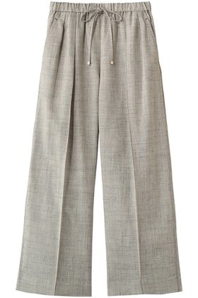 【エブール/ebure】 フラックメランジ イージーワイドパンツ人気、トレンドファッション・服の通販 founy(ファニー) ファッション Fashion レディースファッション Fashion for Women パンツ Pants & Trousers シルク Silk, 100% Silk スピンドル Spindle, Drawcord センター Center, Center Line ポケット Pocket, Pocket Detail メランジ Melange, Mixed Yarn リネン Linen, Linen Fabric ループ Loop, Loop Knit ワイド Wide, Wide Fit エレガント 上品 Elegant |ID:prp329100004915055