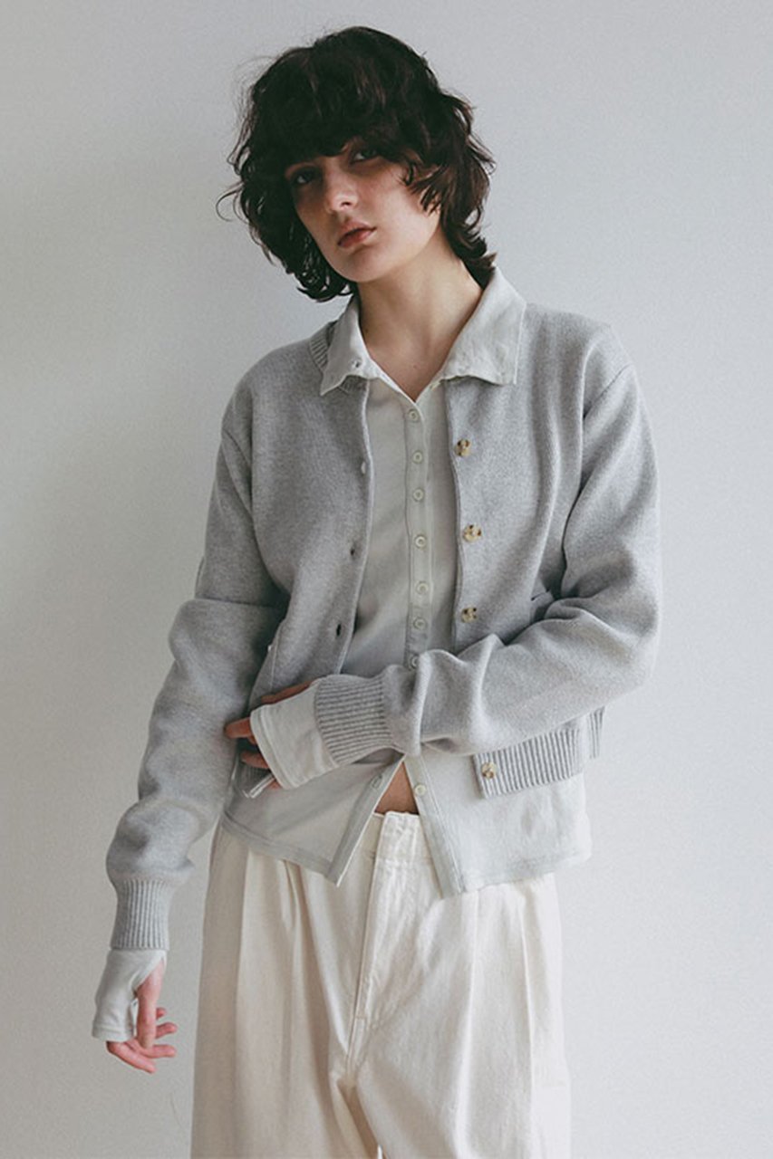 【エトレトウキョウ/ETRE TOKYO】のミドルゲージコンパクトニットカーディガン インテリア・キッズ・メンズ・レディースファッション・服の通販 founy(ファニー) ファッション Fashion レディースファッション Fashion for Women トップス・カットソー Cut & Sew Tops ニット Knit Tops & Sweaters カーディガン・羽織り Layered Style Cardigans おすすめ Recommended / Our Picks なめらか Smooth, Silky Texture カーディガン Cardigan, Knitwear コンパクト Compact, Small Size シルク Silk, 100% Silk ジャケット Jacket, Outerwear ストレッチ Stretch, Stretchy Fabric スラックス Slacks, Dress Pants タートルネック Turtleneck, High Neck バランス Balance, Style Balance マニッシュ Mannish, Boyish マーブル Marble, Marble Pattern ミドル Middle Length, Mid Height ワイド Wide, Wide Fit グレー|ID: prp329100004915059 ipo3291000000036839144