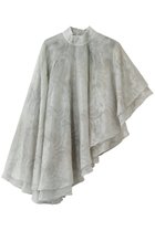 【カナコ サカイ/KANAKO SAKAI】のSHIBORI シアー ジャカード レイヤード ケープ 人気、トレンドファッション・服の通販 founy(ファニー) ファッション Fashion レディースファッション Fashion for Women トップス・カットソー Cut & Sew Tops シャツ・ブラウス・オフィスカジュアル Elegant Blouses & Button-Ups シアー Sheer, See-Through シンプル Simple, Minimal ジャカード／ジャガード Jacquard, Woven Pattern スリーブ Sleeve, Long Sleeve / Short Sleeve ドレス Dress, One-Piece マニッシュ Mannish, Boyish ミックス Mix, Mixed Style ロング Long, Long-Length thumbnail ライトグリーン|ID: prp329100004915069 ipo3291000000036839275