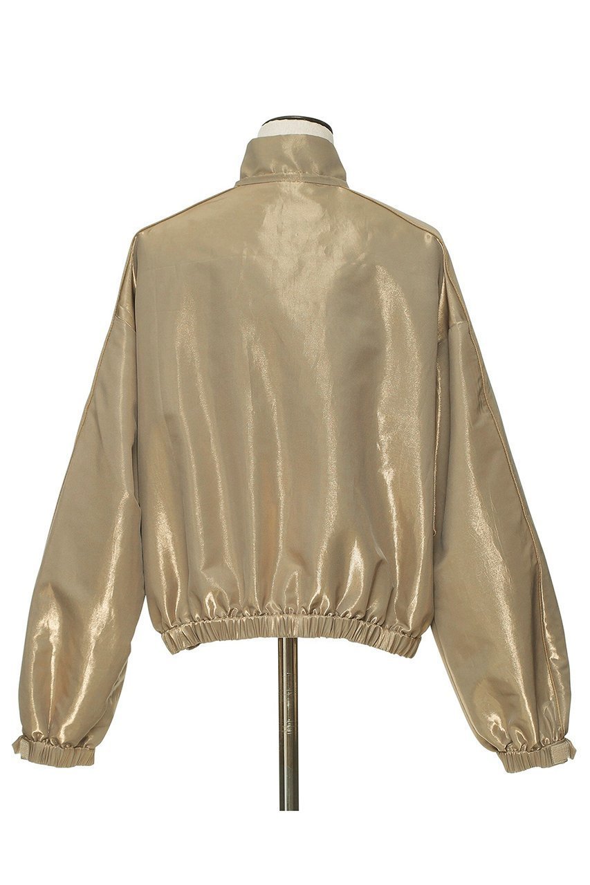 【オブリオ/AUBRIOT】のメタリックツイルトラックジャケット 人気、トレンドファッション・服の通販 founy(ファニー) ファッション Fashion レディースファッション Fashion for Women アウター Coat / Outerwear Collection レディースジャケット・軽アウター Jackets イタリア Italy クロップド Cropped, Short Length ジャカード/ジャガード Jacquard, Woven Pattern ジャケット Jacket, Outerwear スポーティ Sporty, Casual Athletic ドローコード Drawcord, Drawstring Cord バランス Balance, Style Balance ラグジュアリー Luxury, Elegant 再入荷 Restock / Back in Stock other-3|ID: prp329100004915078 ipo3291000000036839344