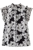 【コルコバード/CORCOVADO】のモノトーンサテンブラウス 人気、トレンドファッション・服の通販 founy(ファニー) ファッション Fashion レディースファッション Fashion for Women トップス・カットソー Cut & Sew Tops シャツ・ブラウス・オフィスカジュアル Elegant Blouses & Button-Ups おすすめ Recommended / Our Picks サテン Satin, Glossy Fabric ショート Short, Short Length スリーブ Sleeve, Long Sleeve / Short Sleeve セットアップ Set-Up, Coordinated Outfit フラワー Flower, Floral プリント Print, Printed Pattern プリーツ Pleats, Pleated 無地 Plain, Solid Color thumbnail モノトーン R|ID: prp329100004915083 ipo3291000000036839380