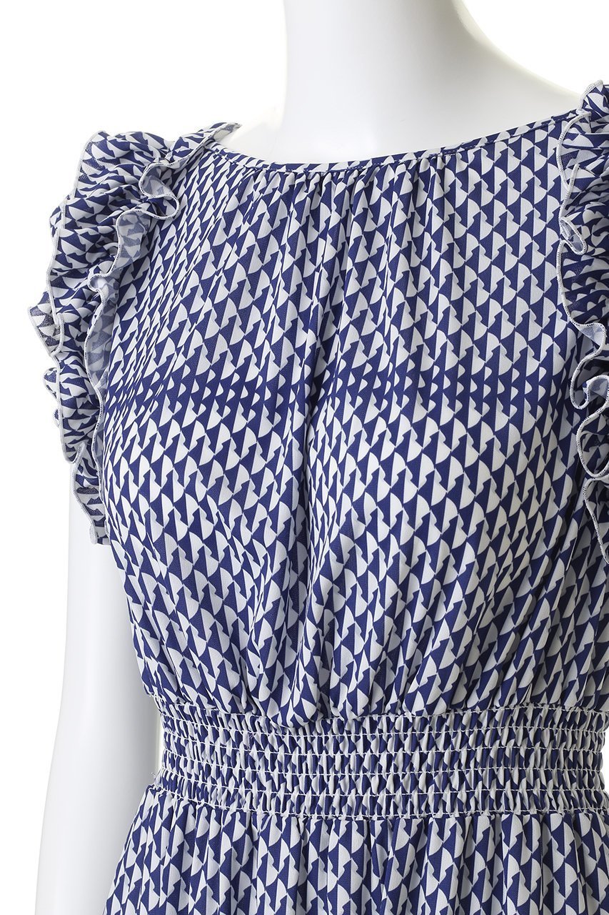 【コルコバード/CORCOVADO】のジャージーラッフルショルダードレス 人気、トレンドファッション・服の通販 founy(ファニー) 　ファッション　Fashion　レディースファッション　Fashion for Women　ワンピース　Dresses　フォーマル・パーティードレス・結婚式用ドレス　Elegant & Casual Dresses　チュニック　Tunic Tops & Dresses　おすすめ　Recommended / Our Picks　アシンメトリー　Asymmetrical Style　イレギュラー　Irregular Design　チュニック　Tunic, Long Top　パーティ　Party, Party Style　フィット　Fit, Slim Fit　フェミニン　Feminine, Girly　フレア　Flare, Flared　プリント　Print, Printed Pattern　リゾート　Resort, Vacation Style　夏　Summer　春　Spring　S/S・春夏　SS, Spring/Summer, Warm Season　other-5|ID: prp329100004915091 ipo3291000000036839464