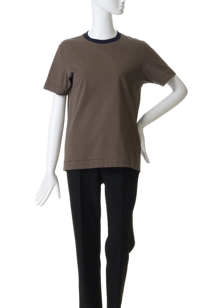 【スローン/SLOANE】の72/2コットン天竺 マイクロボーダーTシャツ 人気、トレンドファッション・服の通販 founy(ファニー) ファッション Fashion レディースファッション Fashion for Women トップス・カットソー Cut & Sew Tops シャツ・ブラウス・オフィスカジュアル Elegant Blouses & Button-Ups ロングTシャツ・Tシャツ Longline T-Shirts & Tees カットソー・ベーシックTシャツ Cut-and-Sewn Tops / Stretch Tees & Basics なめらか Smooth, Silky Texture ショート Short, Short Length スリーブ Sleeve, Long Sleeve / Short Sleeve バランス Balance, Style Balance ボーダー Border, Stripe エレガント 上品 Elegant 定番 Standard, Basic Item 無地 Plain, Solid Color other-2|ID: prp329100004915099 ipo3291000000036839570