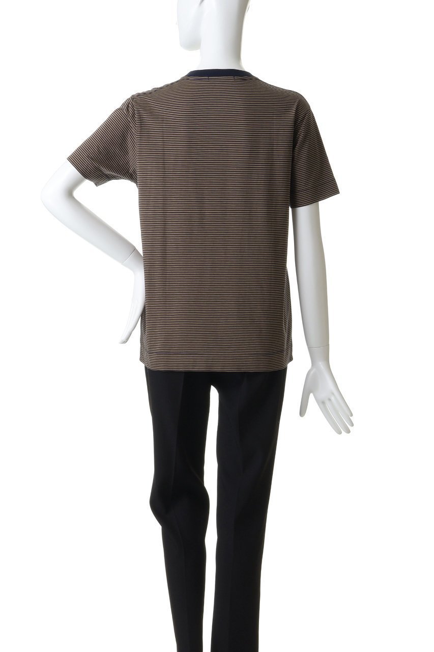 【スローン/SLOANE】の72/2コットン天竺 マイクロボーダーTシャツ 人気、トレンドファッション・服の通販 founy(ファニー) ファッション Fashion レディースファッション Fashion for Women トップス・カットソー Cut & Sew Tops シャツ・ブラウス・オフィスカジュアル Elegant Blouses & Button-Ups ロングTシャツ・Tシャツ Longline T-Shirts & Tees カットソー・ベーシックTシャツ Cut-and-Sewn Tops / Stretch Tees & Basics なめらか Smooth, Silky Texture ショート Short, Short Length スリーブ Sleeve, Long Sleeve / Short Sleeve バランス Balance, Style Balance ボーダー Border, Stripe エレガント 上品 Elegant 定番 Standard, Basic Item 無地 Plain, Solid Color other-4|ID: prp329100004915099 ipo3291000000036839574