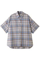 【マッキントッシュ/MACKINTOSH】のWHITEHILL ショートスリーブ チェックシャツ 人気、トレンドファッション・服の通販 founy(ファニー) ファッション Fashion レディースファッション Fashion for Women トップス・カットソー Cut & Sew Tops シャツ・ブラウス・オフィスカジュアル Elegant Blouses & Button-Ups ショート Short, Short Length スラックス Slacks, Dress Pants スリーブ Sleeve, Long Sleeve / Short Sleeve センター Center, Center Line チェック Check, Plaid, Tartan デニム Denim, Jeans Material モダン Modern, Contemporary リラックス Relax, Relaxed Fit ワイド Wide, Wide Fit thumbnail ブルー×ブラウンチェック|ID: prp329100004915102 ipo3291000000036839599