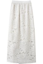 【サクラ/SACRA】のリーフラッセルレースロングスカート オフホワイト|ID: prp329100004915105 ipo3291000000036839627