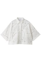 【サクラ/SACRA】のリーフラッセルレースシャツ オフホワイト|ID: prp329100004915107 ipo3291000000036839650
