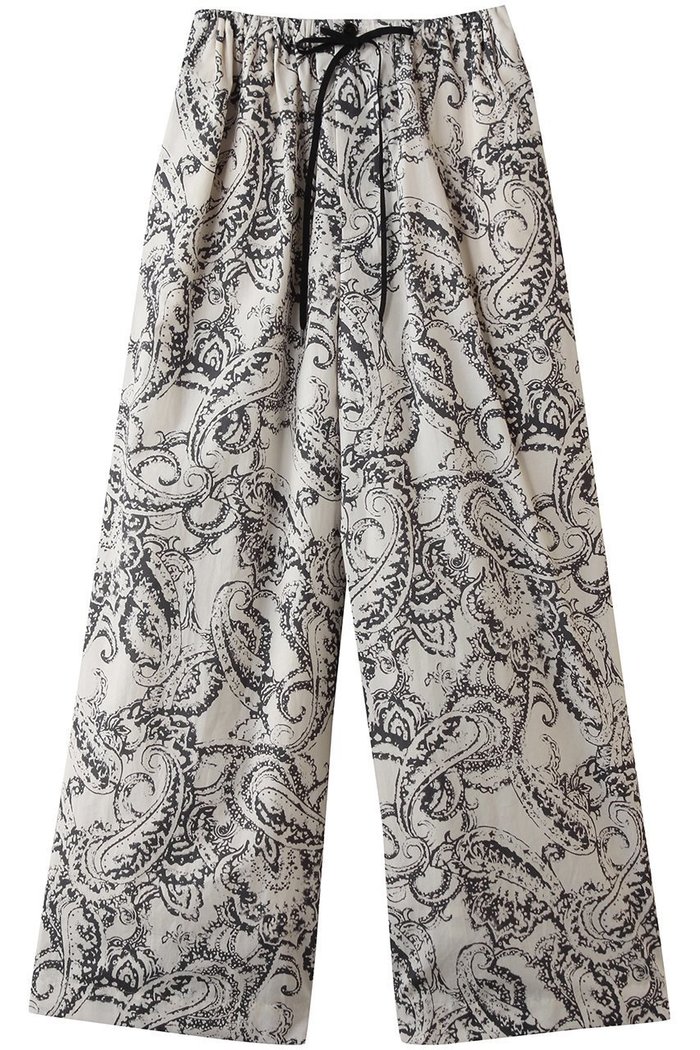 【サクラ/SACRA】のペイズリープリントパンツ インテリア・キッズ・メンズ・レディースファッション・服の通販 founy(ファニー) https://founy.com/ ファッション Fashion レディースファッション Fashion for Women パンツ Pants & Trousers プリント Print, Printed Pattern ペイズリー Paisley, Ethnic Pattern モノトーン Monotone, Black and White リラックス Relax, Relaxed Fit ワイド Wide, Wide Fit 今季 This Season, Current Season |ID: prp329100004915112 ipo3291000000036839710