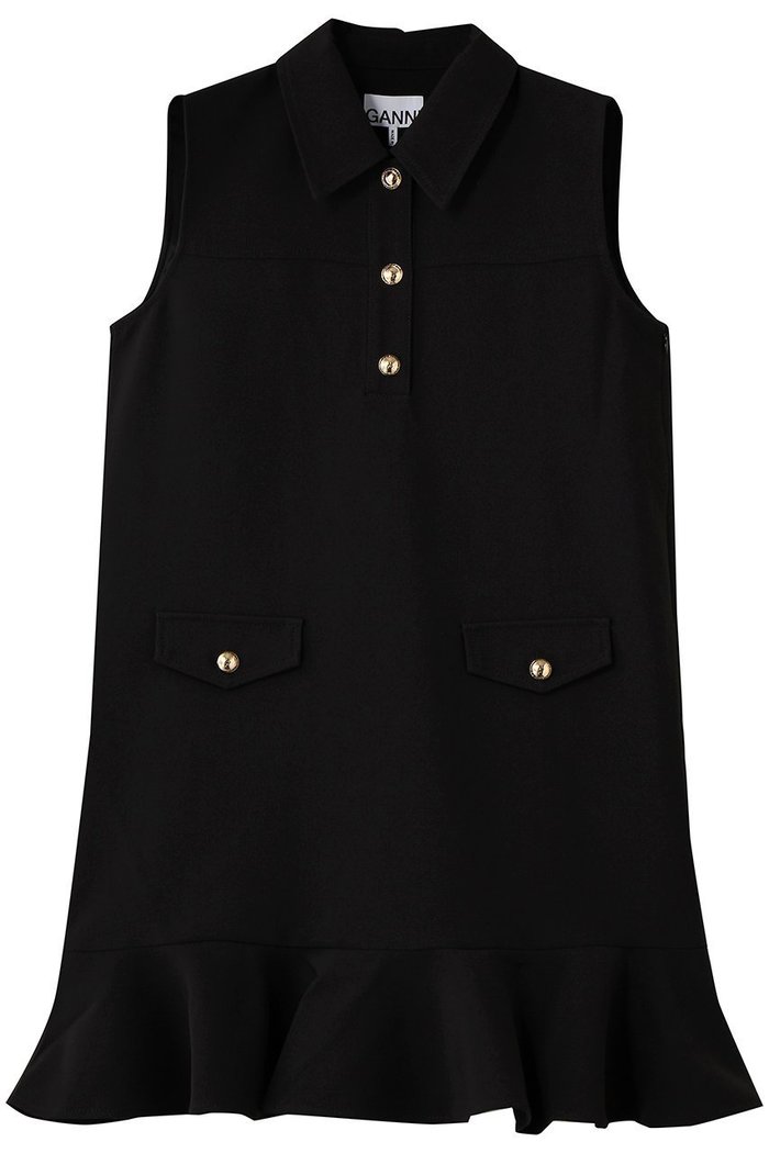 【ガニー/GANNI】のFuture Twill Suiting フリルミニドレス インテリア・キッズ・メンズ・レディースファッション・服の通販 founy(ファウニー) https://founy.com/ ファッション Fashion レディースファッション Fashion for Women ワンピース Dresses フォーマル・パーティードレス・結婚式用ドレス Elegant & Casual Dresses チュニック Tunic Tops & Dresses クラシック Classic, Timeless Style ジュエリー Jewelry, Accessories チュニック Tunic, Long Top ドレス Dress, One-Piece フェミニン Feminine, Girly フリル Frill, Ruffle リュクス Luxury, Elegant, High-End, Chic |ID: prp329100004915132 ipo3291000000036839887