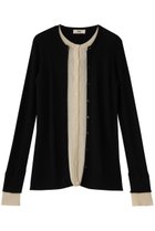 【ウーア/Uhr】のリブ レイヤード カーディガン オフホワイト×ブラック|ID: prp329100004915138 ipo3291000000036839919