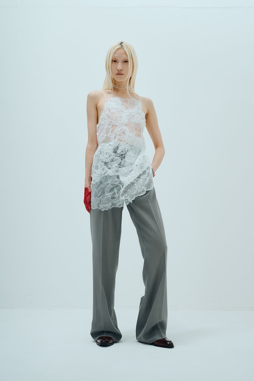 【カナコ サカイ/KANAKO SAKAI】のシアー トラウザー 人気、トレンドファッション・服の通販 founy(ファニー) ファッション Fashion レディースファッション Fashion for Women パンツ Pants & Trousers おすすめ Recommended / Our Picks シアー Sheer, See-Through ジャケット Jacket, Outerwear ストレート Straight, Straight Cut センター Center, Center Line マニッシュ Mannish, Boyish エレガント 上品 Elegant other-7|ID: prp329100004915152 ipo3291000000036840013