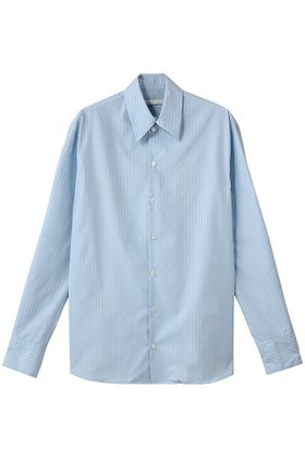 【カナコ サカイ/KANAKO SAKAI】のストライプ レース-バック パネル シャツ 人気、トレンドファッション・服の通販 founy(ファニー) ファッション Fashion レディースファッション Fashion for Women トップス・カットソー Cut & Sew Tops シャツ・ブラウス・オフィスカジュアル Elegant Blouses & Button-Ups バッグ Bags ストライプ Stripe, Striped Pattern スリーブ Sleeve, Long Sleeve / Short Sleeve レース Lace, Lace Fabric ロング Long, Long-Length エレガント 上品 Elegant |ID:prp329100004915154