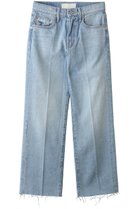 【マザー/MOTHER】のMID RISE RAMBLER ZIP ANKLE FRAY ストレートデニム (FWB) ライトブルー|ID: prp329100004915172 ipo3291000000036840206