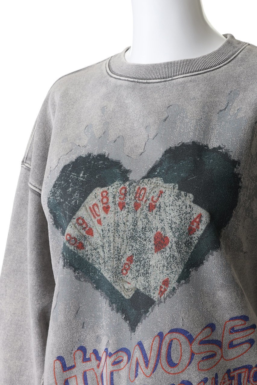 【メゾンスペシャル/MAISON SPECIAL】の【UNISEX】HYPNOSE Prime-Over クルースウェット(トランプ) 人気、トレンドファッション・服の通販 founy(ファニー) ファッション Fashion レディースファッション Fashion for Women トップス・カットソー Cut & Sew Tops シャツ・ブラウス・オフィスカジュアル Elegant Blouses & Button-Ups レディースパーカー・カジュアルフーディー Casual Hoodies & Sweatshirts ロングTシャツ・Tシャツ Longline T-Shirts & Tees スウェット・クルーネックトップス Sweatshirts & Crewnecks / Relaxed Fit Sweat Tops カットソー・ベーシックTシャツ Cut-and-Sewn Tops / Stretch Tees & Basics ユニセックス Unisex, Genderless カッティング Cutting Detail ショルダー Shoulder, Shoulder Strap シンプル Simple, Minimal スウェット / スエット Sweatshirt, Sweatwear ドロップ Drop Shoulder, Dropped Style フロント Front, Front Design プリント Print, Printed Pattern ボトム Bottoms, Lower Wear 再入荷 Restock / Back in Stock other-5|ID: prp329100004915178 ipo3291000000036840277