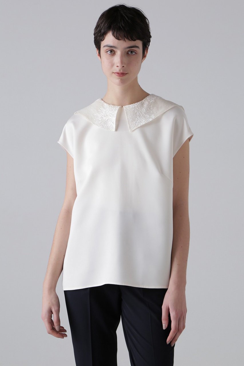 【アドーア/ADORE】のシアーエンブロイダリーブラウス 人気、トレンドファッション・服の通販 founy(ファニー) ファッション Fashion レディースファッション Fashion for Women トップス・カットソー Cut & Sew Tops シャツ・ブラウス・オフィスカジュアル Elegant Blouses & Button-Ups おすすめ Recommended / Our Picks エレガント 上品 Elegant シアー Sheer, See-Through ショート Short, Short Length シンプル Simple, Minimal スリーブ Sleeve, Long Sleeve / Short Sleeve セットアップ Set-Up, Coordinated Outfit フェミニン Feminine, Girly フレンチ French, French Style other-2|ID: prp329100004915237 ipo3291000000036840884