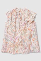 【アナイ/ANAYI】のペイントペイズリープリントフレア ブラウス 人気、トレンドファッション・服の通販 founy(ファニー) ファッション Fashion レディースファッション Fashion for Women トップス・カットソー Cut & Sew Tops シャツ・ブラウス・オフィスカジュアル Elegant Blouses & Button-Ups ショート Short, Short Length スキッパー Skipper, Open Collar スリーブ Sleeve, Long Sleeve / Short Sleeve チャーム Charm, Pendant フォルム Silhouette, Form プリント Print, Printed Pattern ペイズリー Paisley, Ethnic Pattern メタル Metal, Metal Parts リボン Ribbon, Bow 再入荷 Restock / Back in Stock 夏 Summer thumbnail ピンク|ID: prp329100004915239 ipo3291000000036840900