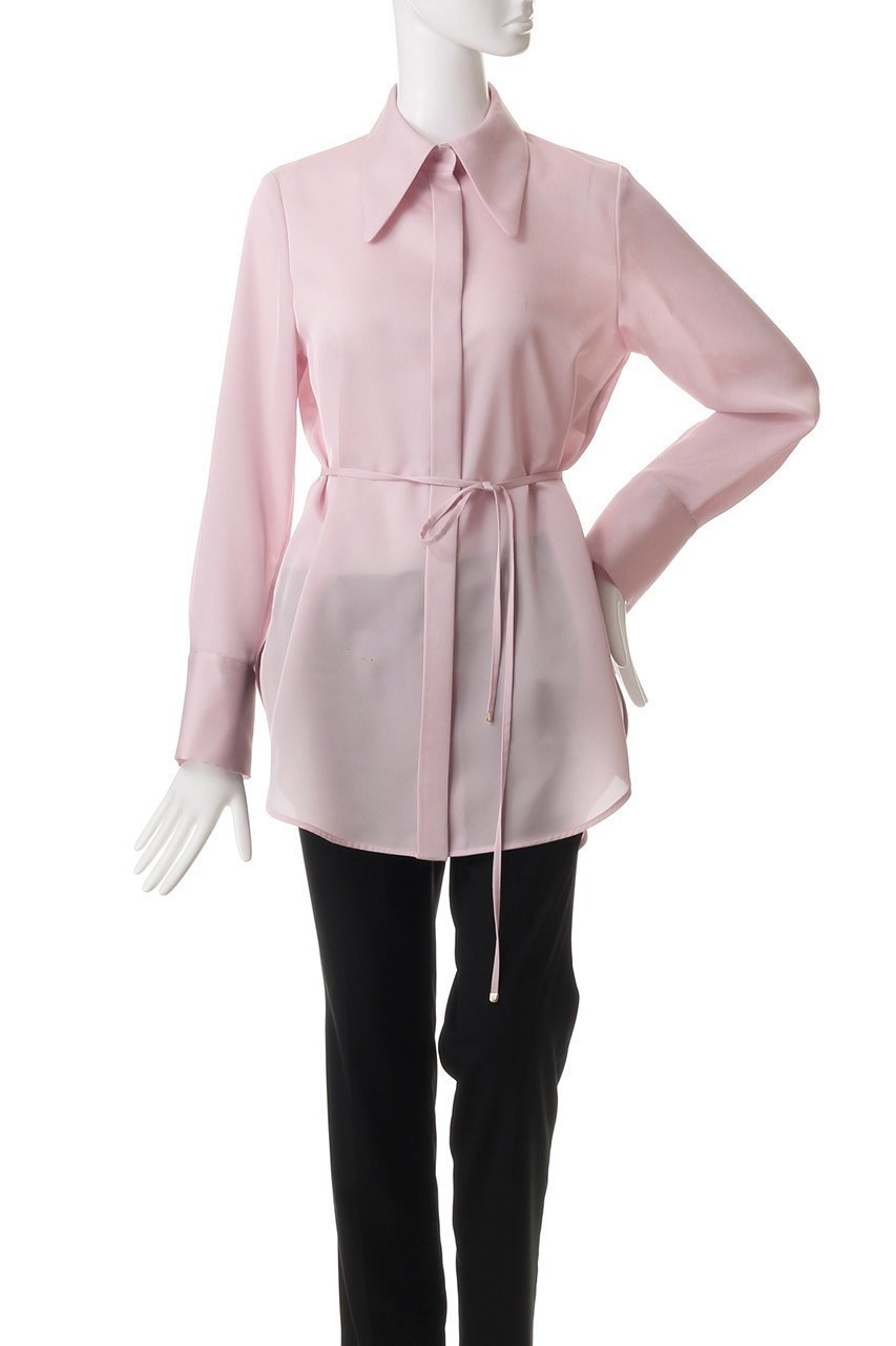 【アルアバイル/allureville】の【Loulou Willoughby】ビッグカラーロングシャツ 人気、トレンドファッション・服の通販 founy(ファニー) ファッション Fashion レディースファッション Fashion for Women トップス・カットソー Cut & Sew Tops シャツ・ブラウス・オフィスカジュアル Elegant Blouses & Button-Ups シンプル Simple, Minimal スリーブ Sleeve, Long Sleeve / Short Sleeve ドレープ Drape, Draping Fabric ファブリック Fabric, Textile リボン Ribbon, Bow ロング Long, Long-Length エレガント 上品 Elegant other-2|ID: prp329100004915261 ipo3291000000036841109