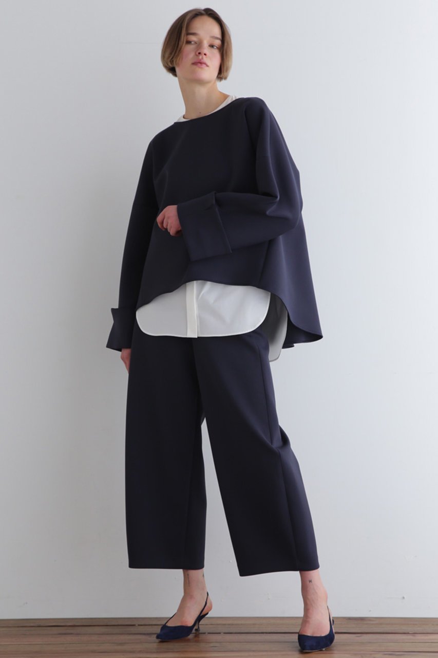 【ル フィル/LE PHIL】のスキューバダンボールバックタックブラウス 人気、トレンドファッション・服の通販 founy(ファニー) 　ファッション　Fashion　レディースファッション　Fashion for Women　トップス・カットソー　Cut & Sew Tops　シャツ・ブラウス・オフィスカジュアル　Elegant Blouses & Button-Ups　バッグ　Bags　スリーブ　Sleeve, Long Sleeve / Short Sleeve　ロング　Long, Long-Length　定番　Standard, Basic Item　other-2|ID: prp329100004915277 ipo3291000000036841262