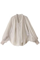 【ヒューエルミュージアム/hueLe Museum】の【STUMBLY】Sheer Bowtie Blouse 人気、トレンドファッション・服の通販 founy(ファニー) ファッション Fashion レディースファッション Fashion for Women トップス・カットソー Cut & Sew Tops シャツ・ブラウス・オフィスカジュアル Elegant Blouses & Button-Ups カフス Cuff Design シアー Sheer, See-Through スリーブ Sleeve, Long Sleeve / Short Sleeve バルーン Balloon, Balloon Silhouette パーティ Party, Party Style フェミニン Feminine, Girly リボン Ribbon, Bow ロング Long, Long-Length thumbnail ホワイト|ID: prp329100004915280 ipo3291000000036841270