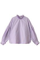 【マリリンムーン/MARILYN MOON】のタックフリルボリュームスリーブブラウス 人気、トレンドファッション・服の通販 founy(ファニー) ファッション Fashion レディースファッション Fashion for Women トップス・カットソー Cut & Sew Tops シャツ・ブラウス・オフィスカジュアル Elegant Blouses & Button-Ups ボリューム袖・フリルスリーブブラウス Voluminous & Ruffle Sleeves / Puffy Sleeve Tops シンプル Simple, Minimal スリーブ Sleeve, Long Sleeve / Short Sleeve バランス Balance, Style Balance フォーマル Formal, Dressy フリル Frill, Ruffle モダン Modern, Contemporary ロング Long, Long-Length エレガント 上品 Elegant thumbnail ライラック|ID: prp329100004915282 ipo3291000000036841294