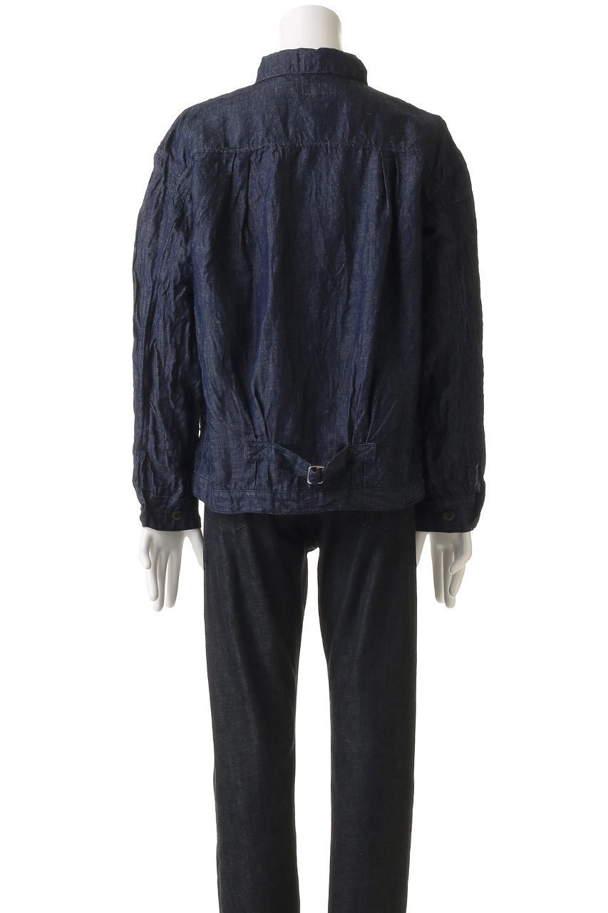 【ベリーテイジ/VERYTAGE / MEN】の【MEN】DORIAN トリプルプリーツ コットンリネン ジャケット 人気、トレンドファッション・服の通販 founy(ファニー) 　ファッション　Fashion　メンズファッション　Fashion for Men　ジャケット　Jacket, Outerwear　スリーブ　Sleeve, Long Sleeve / Short Sleeve　デニム　Denim, Jeans Material　トリプル　Triple, Three Layers　ドレス　Dress, One-Piece　プリーツ　Pleats, Pleated　リネン　Linen, Linen Fabric　ロング　Long, Long-Length　ワーク　Workwear, Utility Style　ヴィンテージ　Vintage Style　エレガント 上品　Elegant　other-4|ID: prp329100004915286 ipo3291000000036841337