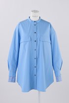【エンフォルド/ENFOLD】のC/PEブロード オーバーSH/シャツ 人気、トレンドファッション・服の通販 founy(ファニー) ファッション Fashion レディースファッション Fashion for Women トップス・カットソー Cut & Sew Tops シャツ・ブラウス・オフィスカジュアル Elegant Blouses & Button-Ups ジャケット Jacket, Outerwear スリーブ Sleeve, Long Sleeve / Short Sleeve フラップ Flap, Flap Pocket ブロード Broadcloth, Fine Cotton ポケット Pocket, Pocket Detail リラックス Relax, Relaxed Fit ロング Long, Long-Length thumbnail ライトブルー|ID: prp329100004915317 ipo3291000000036841629