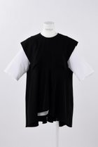 【エンフォルド/ENFOLD】のPEツイル スリーブレイヤー P.O/プルオーバー 人気、トレンドファッション・服の通販 founy(ファニー) ファッション Fashion レディースファッション Fashion for Women トップス・カットソー Cut & Sew Tops シャツ・ブラウス・オフィスカジュアル Elegant Blouses & Button-Ups カジュアルプルオーバー・ニットトップス Pullovers & Knit Tops / Casual Pullovers カットソー Cut and Sewn Top ショート Short, Short Length スリーブ Sleeve, Long Sleeve / Short Sleeve タンク Tank Top, Sleeveless Top ツイル Twist, Twisted Detail パターン Pattern, Design Print フレア Flare, Flared ペプラム Peplum, Flared Hem ルーズ Loose, Oversized thumbnail ブラック|ID: prp329100004915342 ipo3291000000036841884