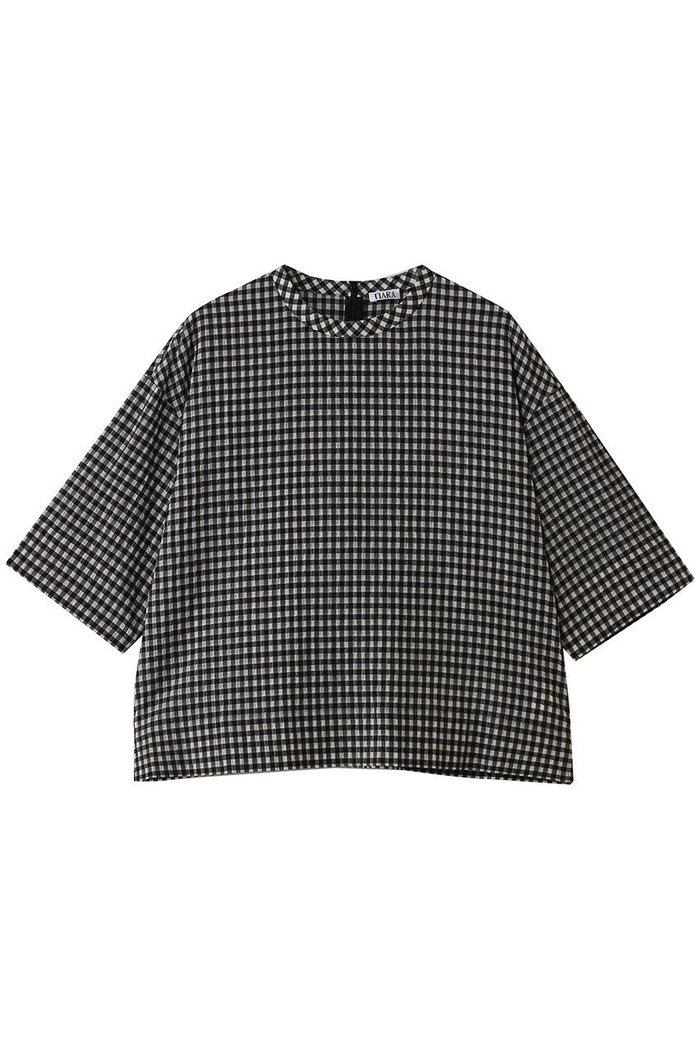 【ティアラ/Tiara】のギンガムチェックTブラウス インテリア・キッズ・メンズ・レディースファッション・服の通販 founy(ファニー) https://founy.com/ ファッション Fashion レディースファッション Fashion for Women トップス・カットソー Cut & Sew Tops シャツ・ブラウス・オフィスカジュアル Elegant Blouses & Button-Ups ギンガム Gingham, Gingham Fabric シアー Sheer, See-Through ショート Short, Short Length スリーブ Sleeve, Long Sleeve / Short Sleeve チェック Check, Plaid, Tartan エレガント 上品 Elegant 夏 Summer 春 Spring S/S・春夏 SS, Spring/Summer, Warm Season |ID: prp329100004915357 ipo3291000000036842042