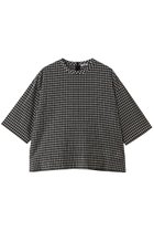 【ティアラ/Tiara】のギンガムチェックTブラウス ホワイト×ブラック|ID: prp329100004915357 ipo3291000000036842045