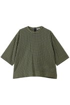 【ティアラ/Tiara】のギンガムチェックTブラウス ネイビー×イエロー|ID: prp329100004915357 ipo3291000000036842047