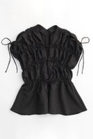 【メゾンスペシャル/MAISON SPECIAL】のShirring Ribbon Blouse/シャーリングリボンブラウス 人気、トレンドファッション・服の通販 founy(ファニー) ファッション Fashion レディースファッション Fashion for Women トップス・カットソー Cut & Sew Tops シャツ・ブラウス・オフィスカジュアル Elegant Blouses & Button-Ups おすすめ Recommended / Our Picks エレガント 上品 Elegant オケージョン Occasion Wear シャーリング Shirring, Ruched ショート Short, Short Length スポーティ Sporty, Casual Athletic スリーブ Sleeve, Long Sleeve / Short Sleeve 夏 Summer |ID:prp329100004915378