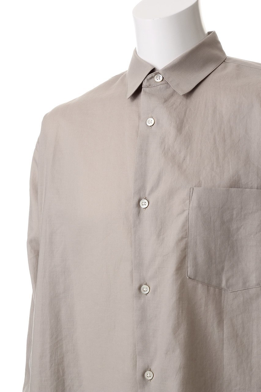 【シュタイン/ssstein】の【UNISEX】C/SI TWILL OVERSIZED REGULAR COLLAR SHIR 人気、トレンドファッション・服の通販 founy(ファニー) 　ファッション　Fashion　レディースファッション　Fashion for Women　トップス・カットソー　Cut & Sew Tops　シャツ・ブラウス・オフィスカジュアル　Elegant Blouses & Button-Ups　ユニセックス　Unisex, Genderless　シルク　Silk, 100% Silk　スリーブ　Sleeve, Long Sleeve / Short Sleeve　ドレス　Dress, One-Piece　フォーマル　Formal, Dressy　モダン　Modern, Contemporary　ロング　Long, Long-Length　ヴィンテージ　Vintage Style　エレガント 上品　Elegant　other-5|ID: prp329100004915410 ipo3291000000036842711