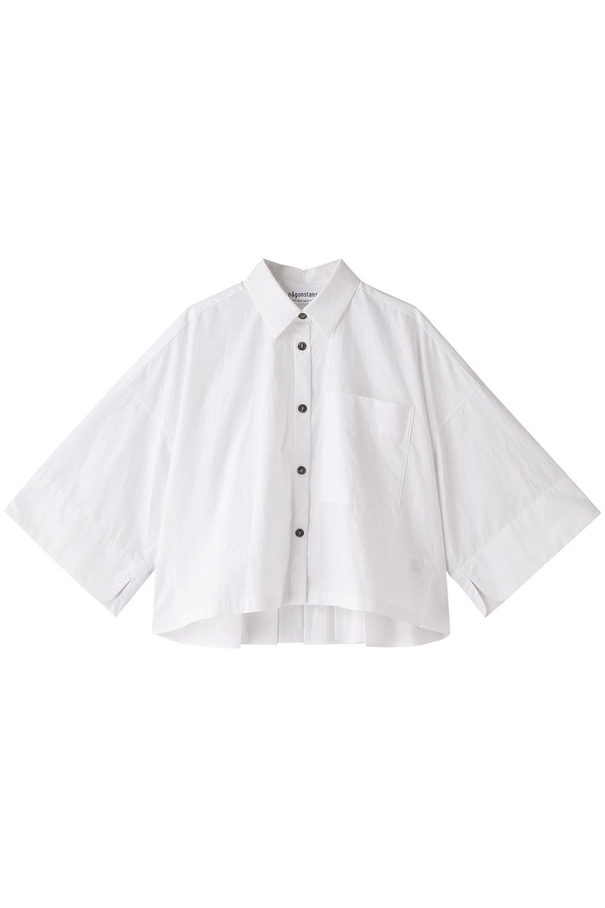 【ナゴンスタンス/nagonstans】のWashedタイプライタークロップド 3/4 SH/シャツ 人気、トレンドファッション・服の通販 founy(ファニー) ファッション Fashion レディースファッション Fashion for Women トップス・カットソー Cut & Sew Tops シャツ・ブラウス・オフィスカジュアル Elegant Blouses & Button-Ups クロップド Cropped, Short Length スリーブ Sleeve, Long Sleeve / Short Sleeve タイプライター Typewriter Fabric, Crisp Cotton バランス Balance, Style Balance ボックス Boxy, Box Shape ロング Long, Long-Length ワイド Wide, Wide Fit other-1|ID: prp329100004915415 ipo3291000000036842830