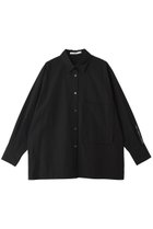 【プレインピープル/PLAIN PEOPLE】のオーガニックコットンクレボンオーバーサイズシャツ 人気、トレンドファッション・服の通販 founy(ファニー) ファッション Fashion レディースファッション Fashion for Women トップス・カットソー Cut & Sew Tops シャツ・ブラウス・オフィスカジュアル Elegant Blouses & Button-Ups おすすめ Recommended / Our Picks オーガニック Organic Cotton スリット Slit, Slit Detail スリーブ Sleeve, Long Sleeve / Short Sleeve セットアップ Set-Up, Coordinated Outfit ポケット Pocket, Pocket Detail ロング Long, Long-Length thumbnail ブラック|ID: prp329100004915435 ipo3291000000036842995