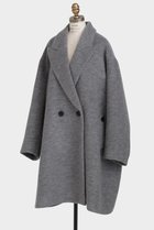 【ヒューエルミュージアム/hueLe Museum】の【hLM】ブークレージャージコート 人気、トレンドファッション・服の通販 founy(ファニー) ファッション Fashion レディースファッション Fashion for Women アウター Coat / Outerwear Collection コート・ロングコート・ピーコート Long Coats, Peacoats & More シンプル Simple, Minimal チェスターコート Chester Coat, Long Coat ループ Loop, Loop Knit ロング Long, Long-Length エレガント 上品 Elegant thumbnail グレー|ID: prp329100004915467 ipo3291000000036843246