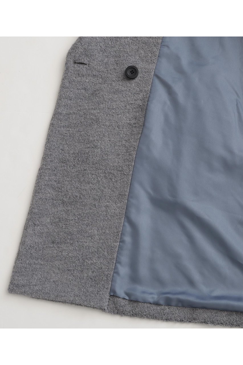 【ヒューエルミュージアム/hueLe Museum】の【hLM】ブークレージャージコート 人気、トレンドファッション・服の通販 founy(ファニー) 　ファッション　Fashion　レディースファッション　Fashion for Women　アウター　Coat / Outerwear Collection　コート・ロングコート・ピーコート　Long Coats, Peacoats & More　シンプル　Simple, Minimal　チェスターコート　Chester Coat, Long Coat　ループ　Loop, Loop Knit　ロング　Long, Long-Length　エレガント 上品　Elegant　other-8|ID: prp329100004915467 ipo3291000000036843263