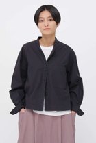 【マーガレットハウエル/MARGARET HOWELL】のCOTTON RAMIE POPLIN SHIRT ブラック|ID:prp329100004915506