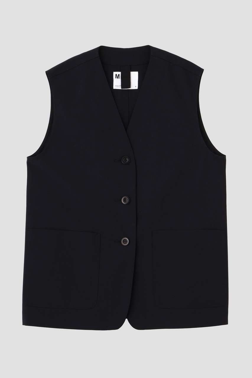 【マーガレットハウエル/MARGARET HOWELL】のUNIFORM WOOL POLYESTER BLOUSON 人気、トレンドファッション・服の通販 founy(ファニー) 　ファッション　Fashion　レディースファッション　Fashion for Women　アウター　Coat / Outerwear Collection　レディースジャケット・軽アウター　Jackets　ブルゾンジャケット・スポーティアウター　Blouson Jackets　おすすめ　Recommended / Our Picks　なめらか　Smooth, Silky Texture　シンプル　Simple, Minimal　ジャケット　Jacket, Outerwear　セットアップ　Set-Up, Coordinated Outfit　フラット　Flat, Flat Shoes　ベスト　Vest, Waistcoat　ポケット　Pocket, Pocket Detail　メンズ　Men's, Menswear　新作・新入荷　New Arrivals / New In　other-4|ID: prp329100004915508 ipo3291000000036843773