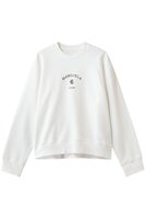 【エムエム6 メゾン マルタン マルジェラ/MM6 Maison Martin Margiela】のロゴプリントスウェットシャツ 人気、トレンドファッション・服の通販 founy(ファニー) ファッション Fashion レディースファッション Fashion for Women トップス・カットソー Cut & Sew Tops シャツ・ブラウス・オフィスカジュアル Elegant Blouses & Button-Ups レディースパーカー・カジュアルフーディー Casual Hoodies & Sweatshirts ロングTシャツ・Tシャツ Longline T-Shirts & Tees スウェット・クルーネックトップス Sweatshirts & Crewnecks / Relaxed Fit Sweat Tops カットソー・ベーシックTシャツ Cut-and-Sewn Tops / Stretch Tees & Basics スウェット / スエット Sweatshirt, Sweatwear フロント Front, Front Design プリント Print, Printed Pattern ロング Long, Long-Length 新作・新入荷 New Arrivals / New In |ID:prp329100004915529