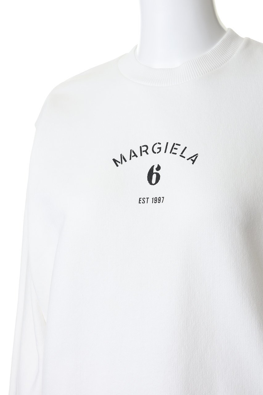 【エムエム6 メゾン マルタン マルジェラ/MM6 Maison Martin Margiela】のロゴプリントスウェットシャツ 人気、トレンドファッション・服の通販 founy(ファニー) ファッション Fashion レディースファッション Fashion for Women トップス・カットソー Cut & Sew Tops シャツ・ブラウス・オフィスカジュアル Elegant Blouses & Button-Ups レディースパーカー・カジュアルフーディー Casual Hoodies & Sweatshirts ロングTシャツ・Tシャツ Longline T-Shirts & Tees スウェット・クルーネックトップス Sweatshirts & Crewnecks / Relaxed Fit Sweat Tops カットソー・ベーシックTシャツ Cut-and-Sewn Tops / Stretch Tees & Basics スウェット / スエット Sweatshirt, Sweatwear フロント Front, Front Design プリント Print, Printed Pattern ロング Long, Long-Length 新作・新入荷 New Arrivals / New In other-5|ID: prp329100004915529 ipo3291000000036843993