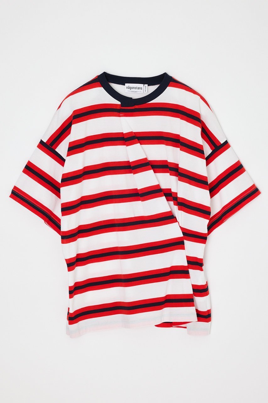 【ナゴンスタンス/nagonstans】のtuck t-shirt 人気、トレンドファッション・服の通販 founy(ファニー) ファッション Fashion レディースファッション Fashion for Women トップス・カットソー Cut & Sew Tops シャツ・ブラウス・オフィスカジュアル Elegant Blouses & Button-Ups ロングTシャツ・Tシャツ Longline T-Shirts & Tees カットソー・ベーシックTシャツ Cut-and-Sewn Tops / Stretch Tees & Basics ショート Short, Short Length シンプル Simple, Minimal スリーブ Sleeve, Long Sleeve / Short Sleeve ボックス Boxy, Box Shape ボーダー Border, Stripe 再入荷 Restock / Back in Stock other-1|ID: prp329100004915534 ipo3291000000036844024