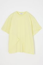 【エンフォルド/ENFOLD】のFOLDED BODY T-SHIRT 人気、トレンドファッション・服の通販 founy(ファニー) ファッション Fashion レディースファッション Fashion for Women トップス・カットソー Cut & Sew Tops シャツ・ブラウス・オフィスカジュアル Elegant Blouses & Button-Ups ロングTシャツ・Tシャツ Longline T-Shirts & Tees カットソー・ベーシックTシャツ Cut-and-Sewn Tops / Stretch Tees & Basics ショート Short, Short Length シンプル Simple, Minimal スリット Slit, Slit Detail スリーブ Sleeve, Long Sleeve / Short Sleeve パターン Pattern, Design Print 再入荷 Restock / Back in Stock thumbnail ライトイエロー|ID: prp329100004915537 ipo3291000000036844048