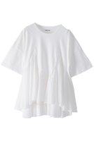 【アユーシ/AAYUSHI】のペプラムラッフルTシャツ 人気、トレンドファッション・服の通販 founy(ファニー) ファッション Fashion レディースファッション Fashion for Women トップス・カットソー Cut & Sew Tops シャツ・ブラウス・オフィスカジュアル Elegant Blouses & Button-Ups ロングTシャツ・Tシャツ Longline T-Shirts & Tees カットソー・ベーシックTシャツ Cut-and-Sewn Tops / Stretch Tees & Basics インド Indian Textile エレガント 上品 Elegant カットソー Cut and Sewn Top ショート Short, Short Length スラックス Slacks, Dress Pants スリム Slim, Slim Fit スリーブ Sleeve, Long Sleeve / Short Sleeve デニム Denim, Jeans Material 定番 Standard, Basic Item バランス Balance, Style Balance フリル Frill, Ruffle フレア Flare, Flared ペプラム Peplum, Flared Hem リラックス Relax, Relaxed Fit 再入荷 Restock / Back in Stock |ID:prp329100004915539