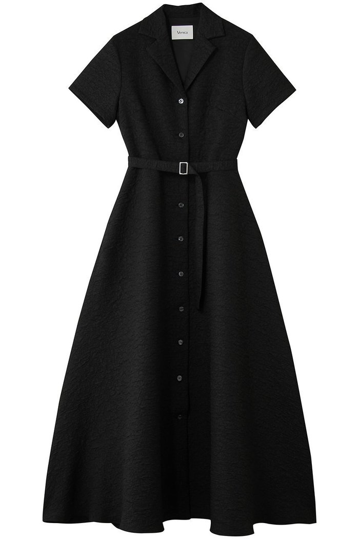 【ヴェニカ/Venica】のfloating jacquard flare dress インテリア・キッズ・メンズ・レディースファッション・服の通販 founy(ファウニー) https://founy.com/ ファッション Fashion レディースファッション Fashion for Women ワンピース Dresses フォーマル・パーティードレス・結婚式用ドレス Elegant & Casual Dresses チュニック Tunic Tops & Dresses サンダル Sandals, Summer Shoes ジャカード／ジャガード Jacquard, Woven Pattern チュニック Tunic, Long Top ドレス Dress, One-Piece フィット Fit, Slim Fit フレア Flare, Flared ロング Long, Long-Length エレガント 上品 Elegant |ID: prp329100004915580 ipo3291000000036844441