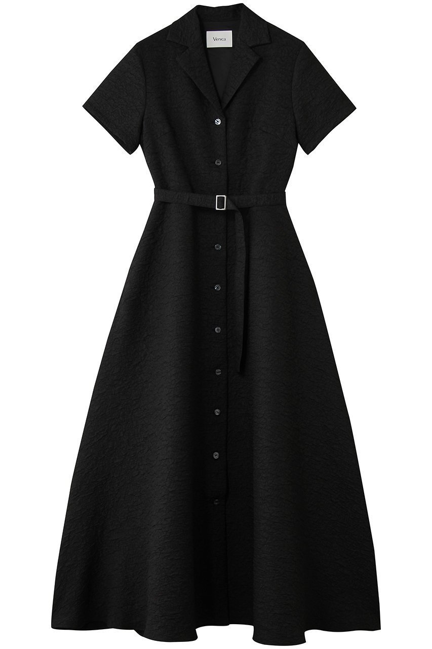 【ヴェニカ/Venica】のfloating jacquard flare dress インテリア・キッズ・メンズ・レディースファッション・服の通販 founy(ファニー) ファッション Fashion レディースファッション Fashion for Women ワンピース Dresses フォーマル・パーティードレス・結婚式用ドレス Elegant & Casual Dresses チュニック Tunic Tops & Dresses サンダル Sandals, Summer Shoes ジャカード/ジャガード Jacquard, Woven Pattern チュニック Tunic, Long Top ドレス Dress, One-Piece フィット Fit, Slim Fit フレア Flare, Flared ロング Long, Long-Length エレガント 上品 Elegant 新作・新入荷 New Arrivals / New In BLK|ID: prp329100004915580 ipo3291000000036844442